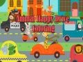 Игра Щастливо шофиране на животни оцветяване онлайн