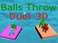 Игра Дуел с хвърляне на топки 3D онлайн