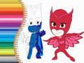 Игра Оцветяване на PJ Masks онлайн
