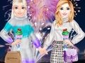 Игра Най-добри приятелки на Нова година онлайн
