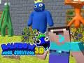 Игра Дъгов Нуб Оцелял 3D онлайн