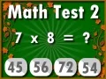 Игра Тест по математика 2 онлайн