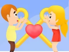 Игра Любовна история с пинови пъзели онлайн
