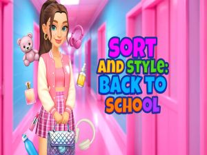 Игра Обратно към училище: Сортиране и стилизиране онлайн