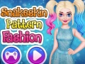 Игра Мода с модел на змийска кожа онлайн