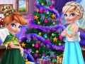 Игра Подготовка на Коледната Стая на Сестрите онлайн