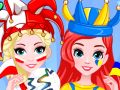 Игра Лучшие друзья: Чемпионат мира по раскраске лиц онлайн
