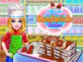 Игра Торта с ледена сандвич онлайн