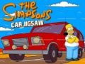 Игра Пъзел с колата на Симпсън онлайн