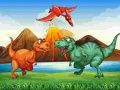Игра Цветни Динозаври Match 3 онлайн