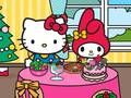 Игра Коледна вечеря с Hello Kitty и приятели онлайн