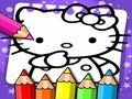 Игра Книга за оцветяване Hello Kitty онлайн