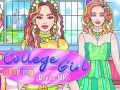 Игра Оцветяване и Облекло на Колежанка онлайн