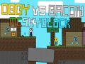 Игра Обби срещу Бекон: МЦСкайблок онлайн