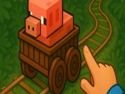 Игра Животно на релсите! онлайн