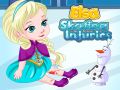 Игра Контузии на Елза при каране на лед онлайн