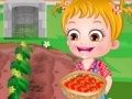 Игра Бебе Хейзел: Отглеждане на домати онлайн