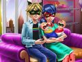 Игра Точкова момиче: Семейния ден онлайн