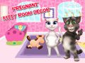 Игра Декорация на стаята на бременна котка онлайн