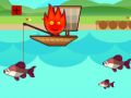 Игра Момче Огън и Момиче Вода Отиват на Риболов онлайн Игра Момче Огън и Момиче Вода Отиват на Риболов онлайн