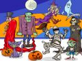 Игра Намери 5 разлики за Хелоуин онлайн
