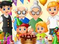 Игра Честит Рожден Ден с Семейство онлайн
