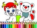 Игра Обратно в училище: Оцветяване на кукли онлайн