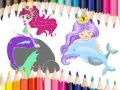 Игра Книга за оцветяване на русалки онлайн
