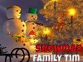 Игра Семейно време със снежни човеци онлайн