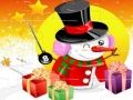 Игра Пъзел с векторни герои за Коледа онлайн