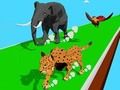 Игра Състезание за трансформация на животни 3D онлайн