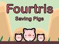 Игра Fourtris: Спасение на прасета онлайн