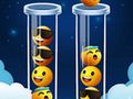 Игра Пъзел за Сортиране на Цветове с Емоджи онлайн