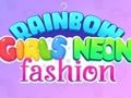 Игра Неонова Мода на Дъговите Момичета онлайн