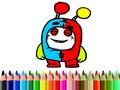 Игра Обратно в училище: Оцветяваща книга OddBods онлайн Игра Обратно в училище: Оцветяваща книга OddBods онлайн