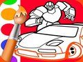 Игра Книга за оцветяване за момчета онлайн