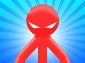 Игра Червен Човек с Дървена Основка срещу Училище за Чудовища онлайн