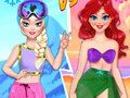 Игра Битка на лятната и зимната принцеса онлайн