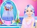 Игра Създаване на цветни прически с плитки онлайн