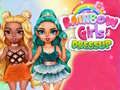 Игра Предизвикателство за обличане на дъговите момичета онлайн Игра Предизвикателство за обличане на дъговите момичета онлайн