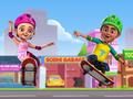 Игра Приключението на Тапу с кънки онлайн Игра Приключението на Тапу с кънки онлайн