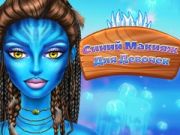 Игра Сините момичета се гримират онлайн