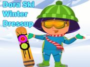 Игра Дора ски: Зимен Открит Дрешник онлайн Игра Дора ски: Зимен Открит Дрешник онлайн