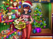 Игра Точкова Момиче Коледно Пазаруване онлайн Игра Точкова Момиче Коледно Пазаруване онлайн