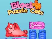 Игра Блок пъзел Котки онлайн