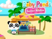 Игра Летна ваканция на бебе панда онлайн Игра Летна ваканция на бебе панда онлайн