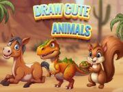 Игра Нарисувай Сладки Животни онлайн