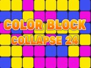 Игра Цветни Блокове Колапс 24 онлайн
