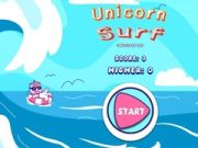 Игра Сърф с Еднорог онлайн Игра Сърф с Еднорог онлайн