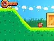 Игра Червеното топче се търкаля онлайн Игра Червеното топче се търкаля онлайн